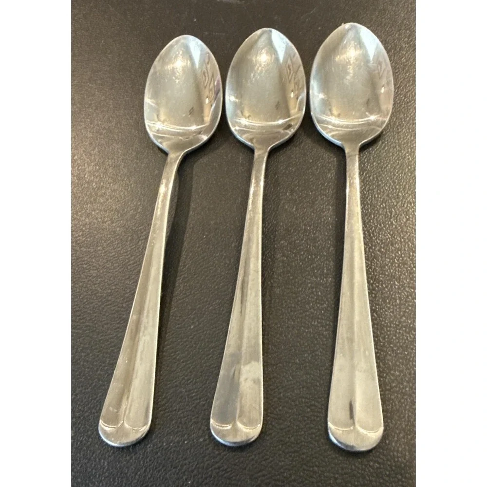 Reed Barton Select‎ Hancock Teaspoons Spoon Stainless Steel Korea Set Of 3